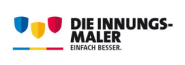 Logo mit drei schildförmigen Symbolen (blau, gelb, rot), zeigt den Schriftzug 