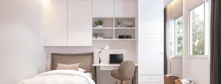 Kleines Zimmer wirkt durch verschiedene Tricks größer